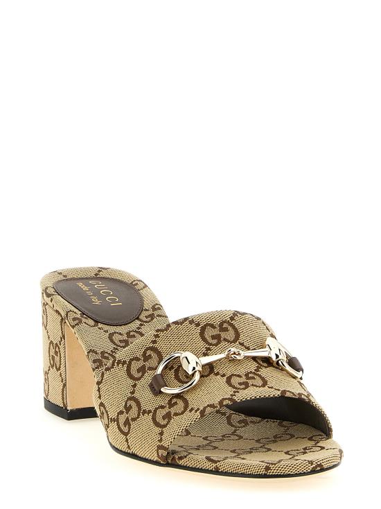 26SS 구찌 홀스빗 슬라이드 샌들 8548829SF102544 Beige - GUCCI