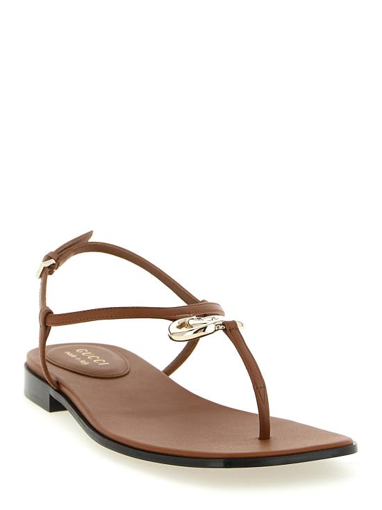 26SS 구찌 샌들 853759A3N002719 Brown - GUCCI