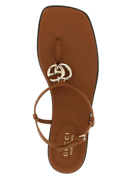 26SS 구찌 샌들 853759A3N002719 Brown - GUCCI