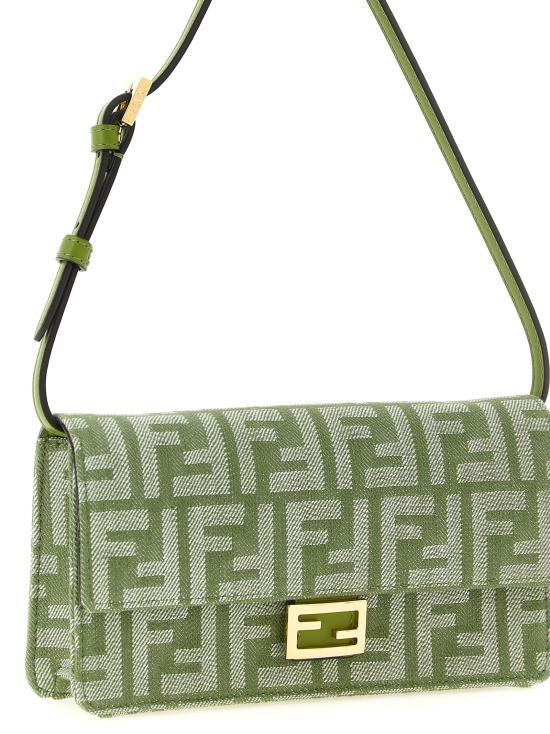 26SS 펜디 바게트 체인 지갑 8M0498AUT4F1VG0 Green - FENDI