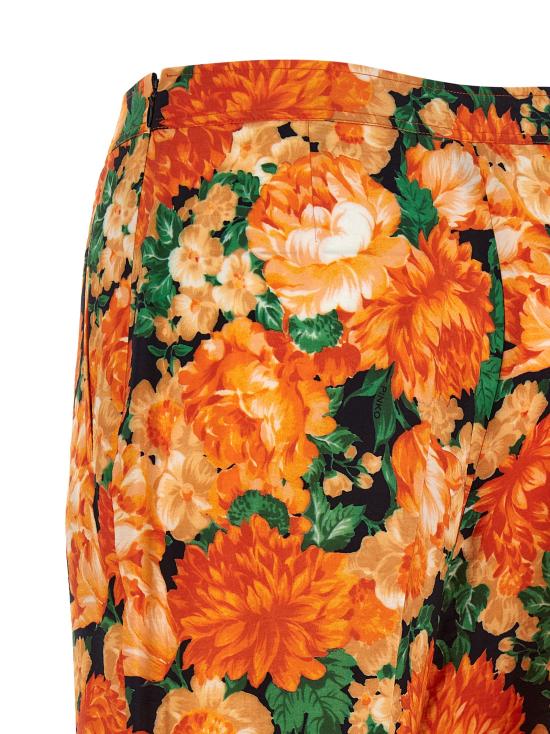 26SS 핑코 스트레이트 팬츠 106937A3AOAS4 Orange - PINKO