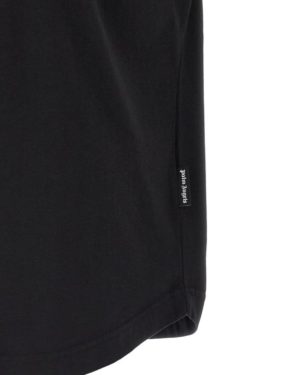 26SS 팜앤젤스 반팔 티셔츠 PMAA10BS26JER00710031003 White Black - PALM ANGELS