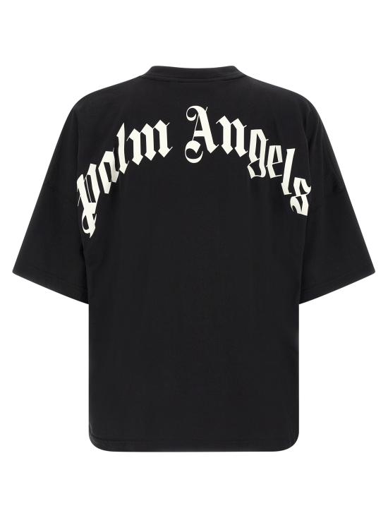 26SS 팜앤젤스 반팔 티셔츠 PMAA10BS26JER00710031003 White Black - PALM ANGELS