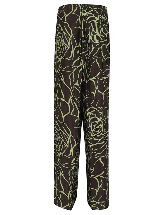 26SS 드리스 반 노튼 플레어 팬츠 261130909 3244 900 BLACK - DRIES VAN NOTEN