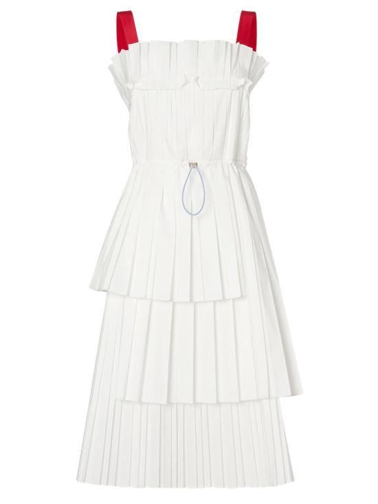 26SS 펜디 미디 원피스 FDD574 A3MWF0ZNM White