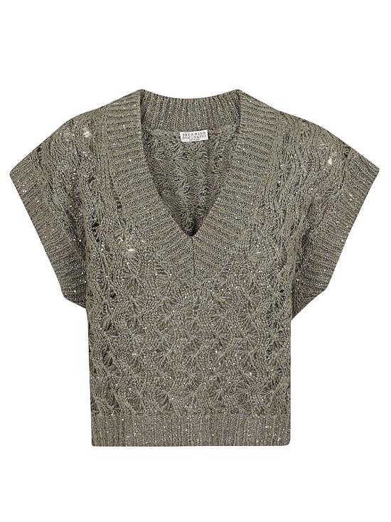 26SS 브루넬로 쿠치넬리 스웨터 MEA371112 C9125 ROSEMARY