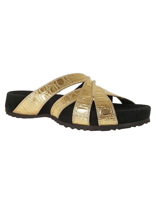 26SS 드리스 반 노튼 뮬/슬리퍼 2610117690597 954 GOLD - DRIES VAN NOTEN