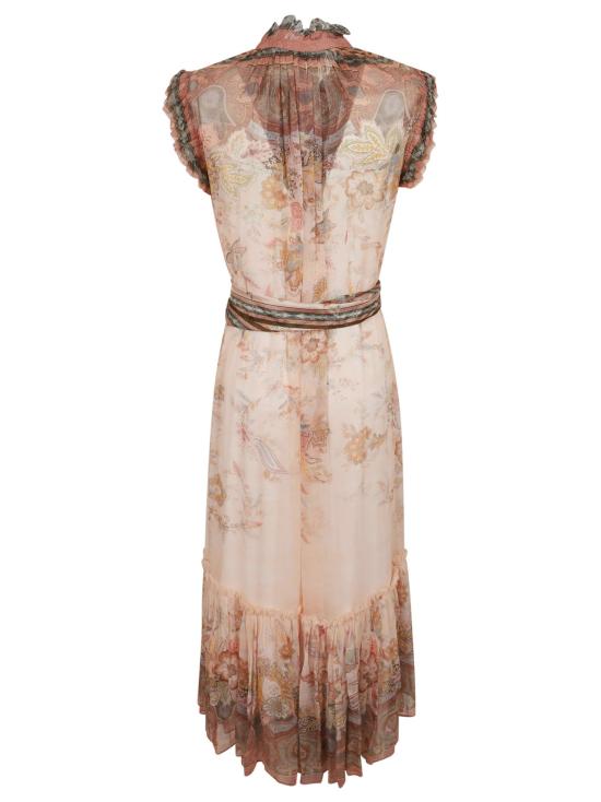 26SS 짐머만 미디 원피스 7280DS262 PKP PINK PAISLEY - ZIMMERMANN