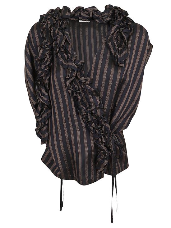 26SS 드리스 반 노튼 셔츠 261130720 3276 509 NAVY