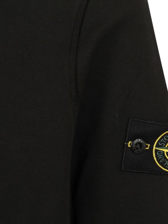 26SS 스톤 아일랜드 오가닉 코튼 플리스 레귤러핏 후드 스웨트셔츠 L1S156100062S0051 V0029 NERO - STONE ISLAND