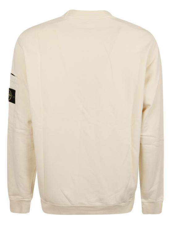 26SS 스톤 아일랜드 코튼 플리스 크루넥 스웨트셔츠 L1S156100019S0410 V0093 AVORIO - STONE ISLAND