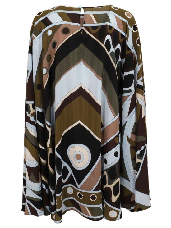 26SS 에밀리오푸치 미디 원피스 6HRL02 6H843 016 KHAKI BLUE - EMILIO PUCCI