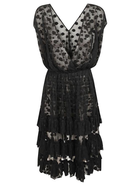 26SS 드리스 반 노튼 미디 원피스 261011007 3291 900 BLACK