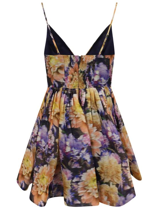 26SS 짐머만 미디 원피스 4398DS261 NVDH NAVY DAHLIA - ZIMMERMANN