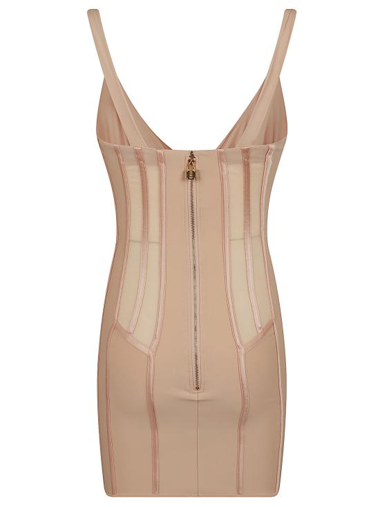 26SS 엘리자베타프랜치 미디 원피스 AB90762E2 EN7 NUDE BIANCO - ELISABETTA FRANCHI