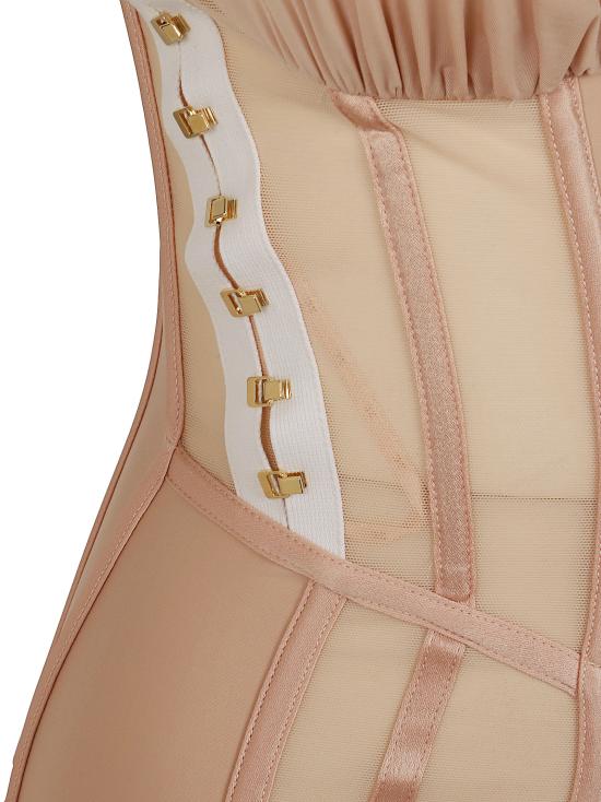 26SS 엘리자베타프랜치 미디 원피스 AB90762E2 EN7 NUDE BIANCO - ELISABETTA FRANCHI