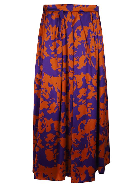 26SS 드리스 반 노튼 미디 스커트 261130889 3005 353 ORANGE