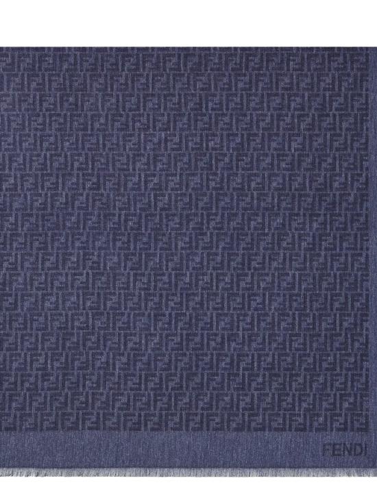 26SS 펜디 머플러/스카프 FXT069 AWEWF0RU7 Denim scuro - FENDI