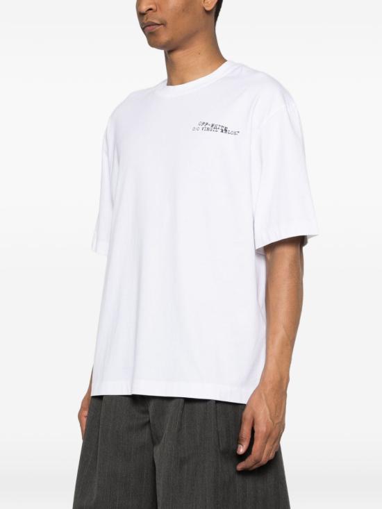 26SS 오프화이트 반팔 티셔츠 44MAA120S26J00K 100 White - OFF WHITE