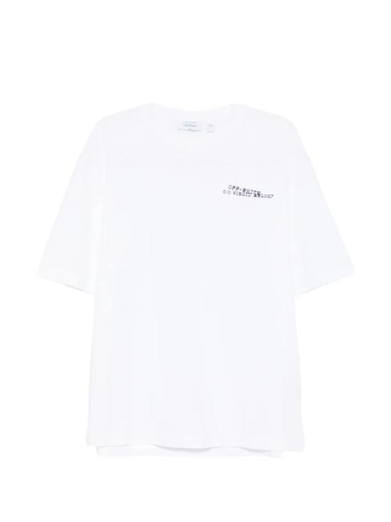 26SS 오프화이트 반팔 티셔츠 44MAA120S26J00K 100 White