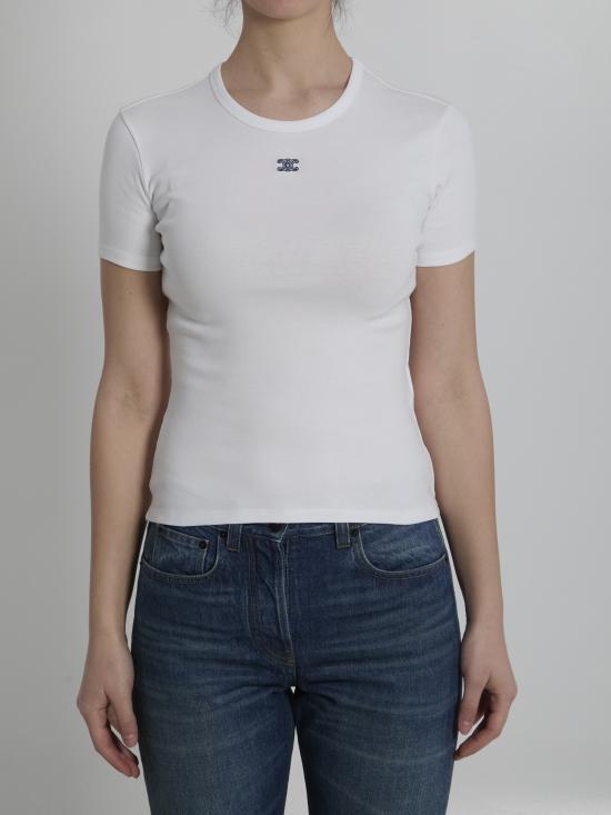 26SS 셀린느 반팔 티셔츠 RX0M43O24 WHITE