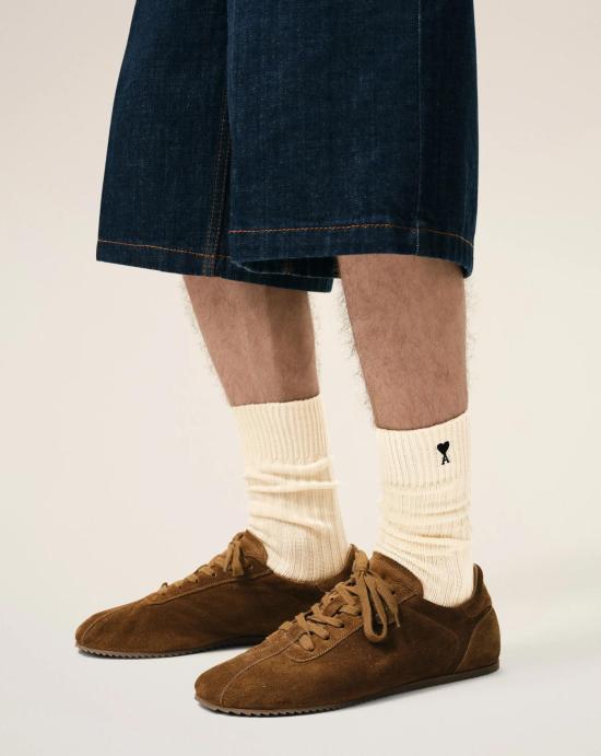 26SS 아미 스몰 하트 로고 삭스 USC611AK0007 A148 - AMI