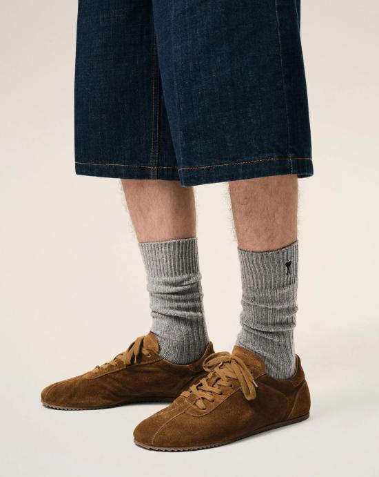 26SS 아미 스몰 하트 로고 삭스 USC611AK0007 A148 - AMI