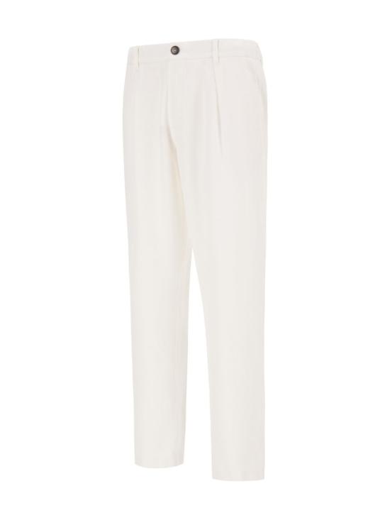  에르노 스트레이트 팬츠 PT000185U17147 1000 White - HERNO