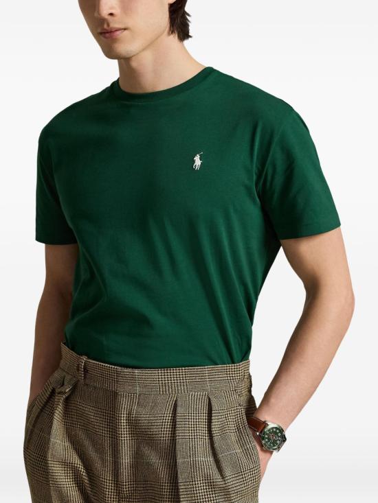  폴로 랄프로렌 포니로고 자수 반팔 티셔츠 710671438 461 Green - POLO RALPH LAUREN