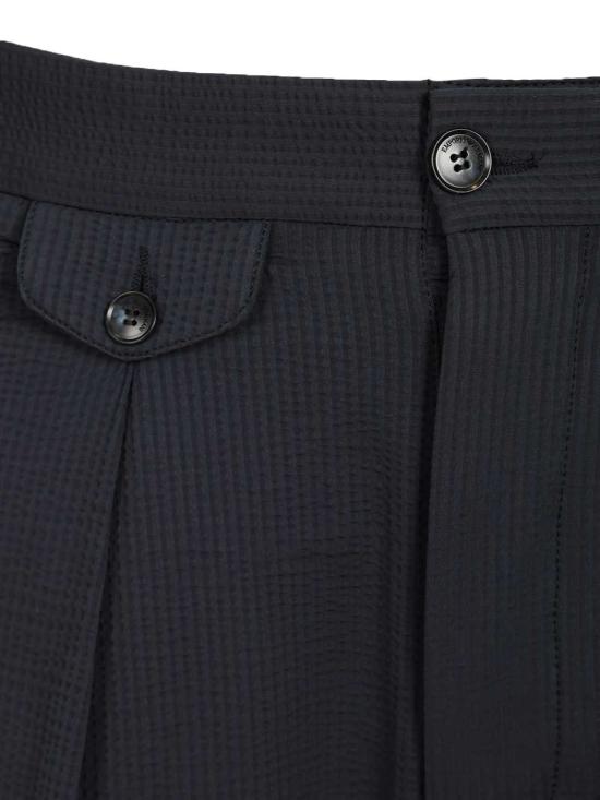 26SS 엠포리오 아르마니 스트레이트 팬츠 EM005542AF22051 UB137 Black - EMPORIO ARMANI