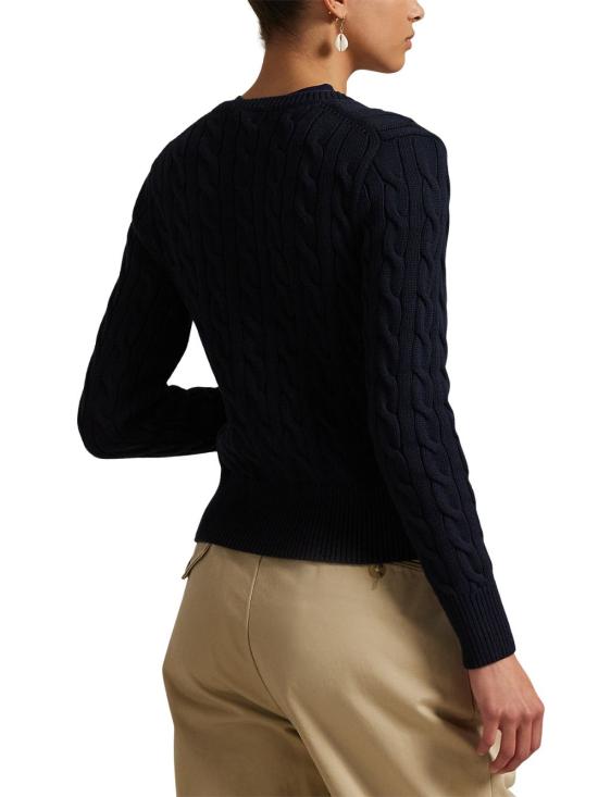 26SS 폴로 랄프로렌 폴로 자수 케이블 니트 가디건 211971868 008 Blue - POLO RALPH LAUREN