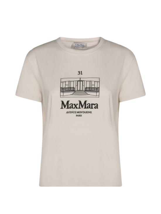26SS 에스막스마라 반팔 티셔츠 2619971021600 001 Sand