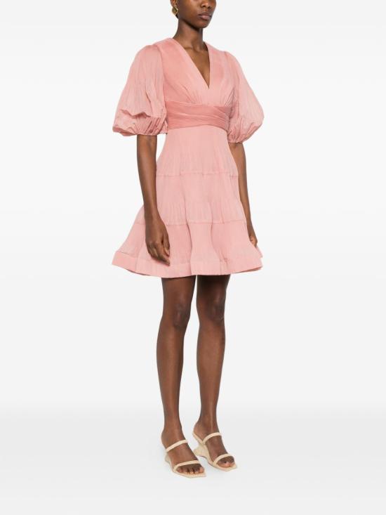 26SS 짐머만 숏 원피스 3904DS26R DPI Pink - ZIMMERMANN