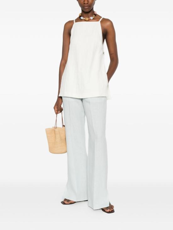 26SS 포르테포르테 스트레이트 팬츠 14826 MYPANTSPLUME Clear Blue - FORTE FORTE