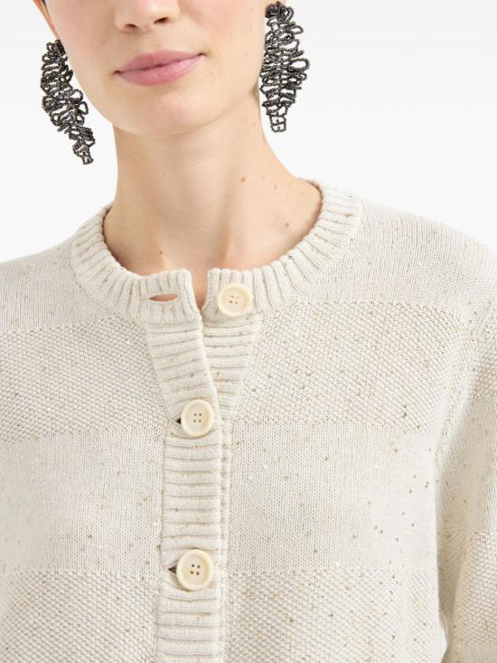 26SS 브루넬로 쿠치넬리 가디건 MDV754816 CJ430 Beige - BRUNELLO CUCINELLI