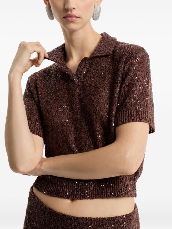 26SS 브루넬로 쿠치넬리 폴로 티셔츠 MDJ547605 C9092 Brown - BRUNELLO CUCINELLI