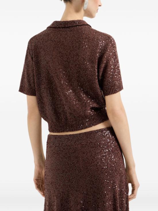 26SS 브루넬로 쿠치넬리 폴로 티셔츠 MDJ547605 C9092 Brown - BRUNELLO CUCINELLI