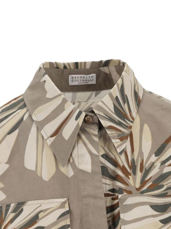 26SS 브루넬로 쿠치넬리 롱 원피스 MQ197A5475 C009 Kaki - BRUNELLO CUCINELLI