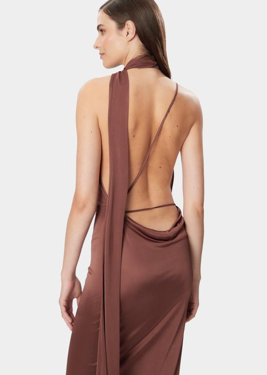 26SS 아마주인 미디 원피스 12VIVUSCO COCOA Brown - AMAZUIN