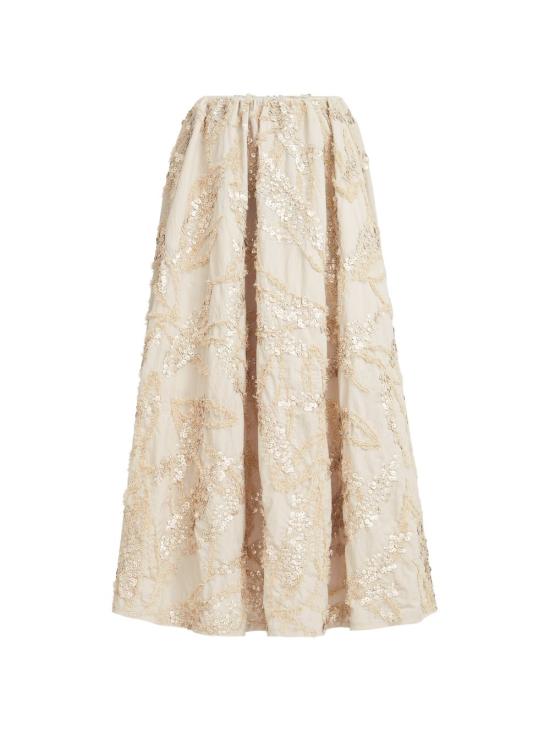 26SS 브루넬로 쿠치넬리 미디 스커트 M0F79G4011 C9593 Beige - BRUNELLO CUCINELLI