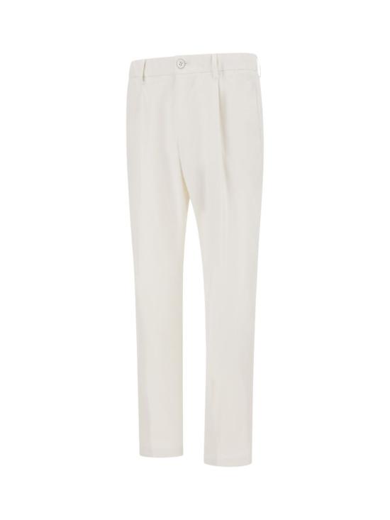 26SS 에르노 스트레이트 팬츠 PT000091U12531 1100 White - HERNO