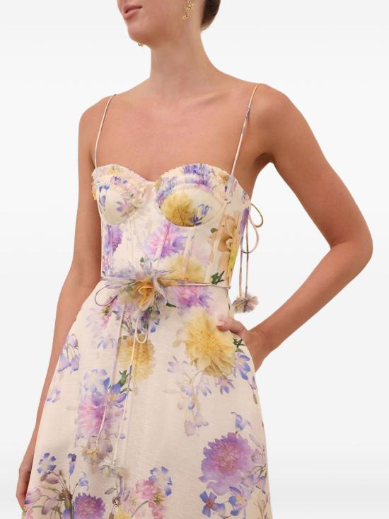 26SS 짐머만 롱 원피스 7568DS261 CRDA Beige - ZIMMERMANN