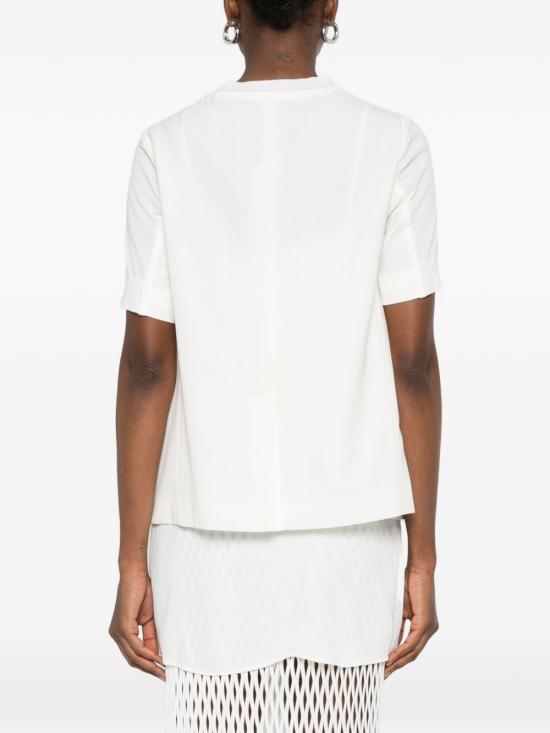 26SS 사카이 반팔 티셔츠 26 08437 151 White - SACAI