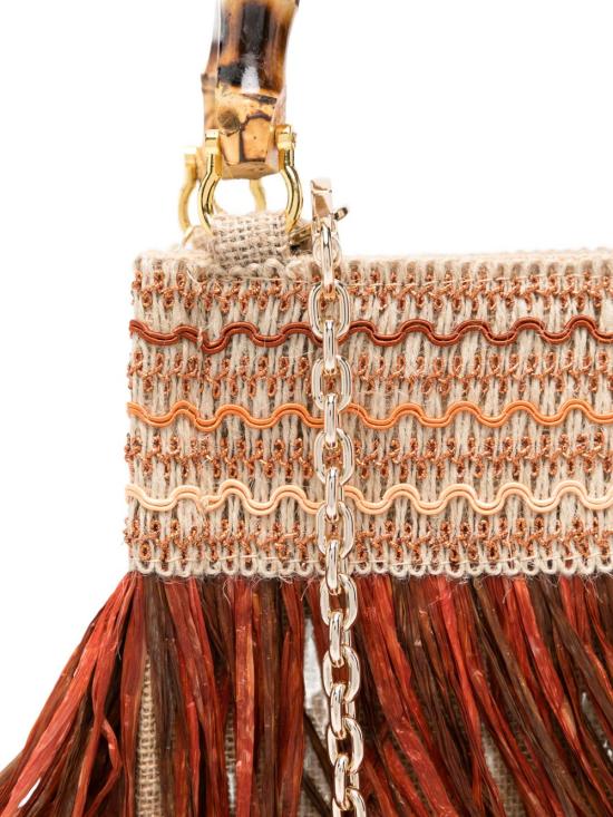 26SS 라밀라네사 토트백 CALLASR RUGGINE Bordeaux - LA MILANESA