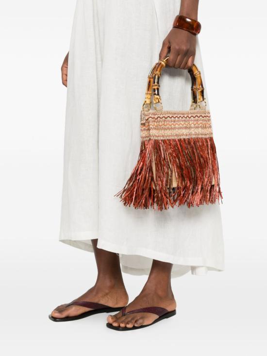 26SS 라밀라네사 토트백 CALLASR RUGGINE Bordeaux - LA MILANESA