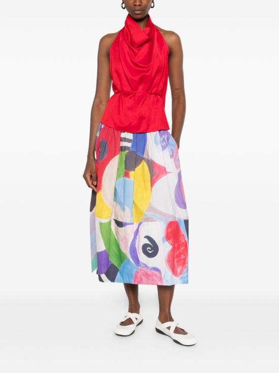 26SS TALKING WALLS 미디 스커트 TW2238 ULTRABRITE MultiColour - OTHER BRANDS