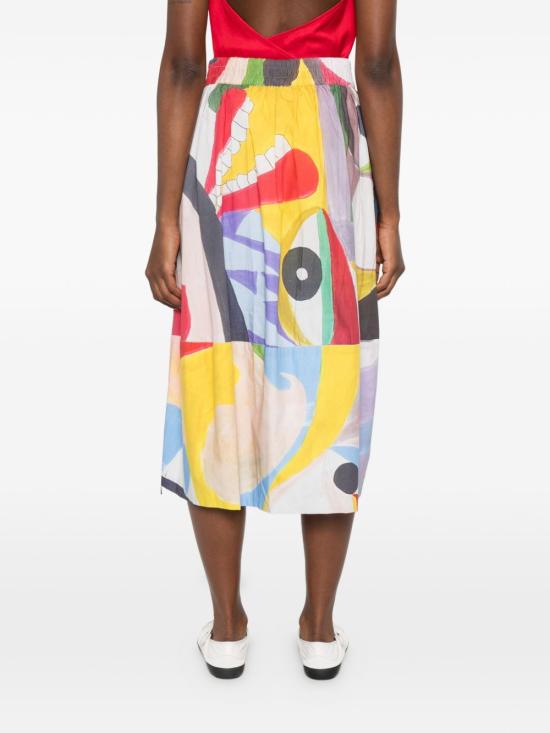 26SS TALKING WALLS 미디 스커트 TW2238 ULTRABRITE MultiColour - OTHER BRANDS