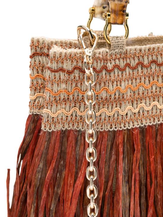 26SS 라밀라네사 토트백 CALLAMR RUGGINE Bordeaux - LA MILANESA