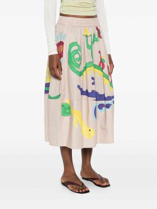 26SS TALKING WALLS 미디 스커트 TW2352 MEZCA MultiColour - OTHER BRANDS