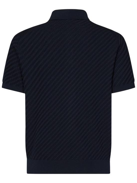 26SS 브리오니 폴로 티셔츠 UMR20O PAK224100 Blue - BRIONI